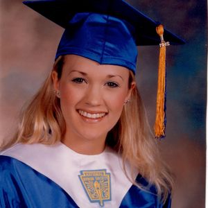 Carrie Underwood was a member of the National Honor Society when she graduated from high school in Checotah.