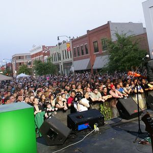 Chainsaw Kittens performing at the first annual Norman Music Festival in 2008.