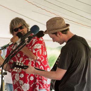 Tom Skinner with John Fullbright in 2009 at The Grape Ranch.
