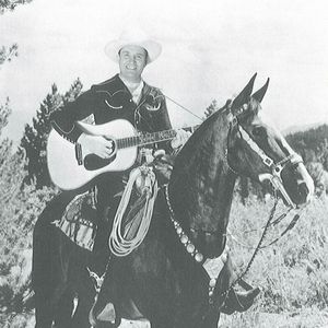 This Gene Autry autographed photo is on display at the Gene Autry Oklahoma Museum.