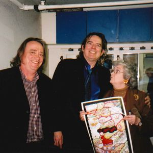 Greg Johnson with Jimmy Webb and MaryJo Guthrie Edgmon at OKC's Stage Center in 2005