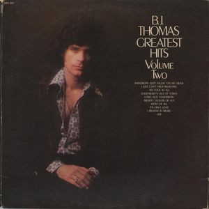The B.J. Thomas "Greatest Hits Volume Two" album was presented in 1971.