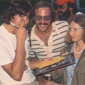 A young Vince Gill signs his very first autograph.