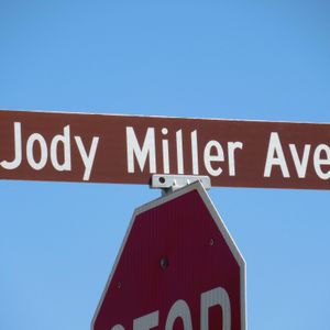 In a 2015 ceremony, the city of Blanchard honored Jody Miller by changing the name of her childhood street, N. Van Buren to Jody Miller Ave. 