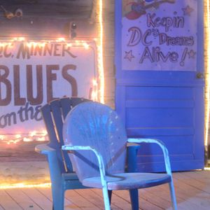 The Down Home Blues Club is adjacent to D.C. Minner's home in Rentiesville.