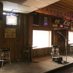Garth Brooks once played on this stage at Willies Saloon in Stillwater.