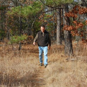 Nature and outdoors expert John Gifford hikes the trails at McGee Creek State Park in southeastern Oklahoma.