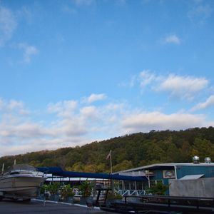 Park your boat at the Tenkiller State Park marina until you're ready to coast on lake waters. Photo by Audrey Dodgen.