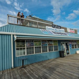 Stock up for your Lake Texoma State Park fishing excursion at Catfish Bay Marina. Photo by James Pratt.