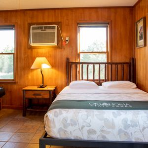 Book your stay in one of the cozy cabins at Salt Plains State Park. Photo by Lori Duckworth/Oklahoma Tourism.