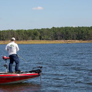 Try your hand at reeling in bass, catfish, perch, crappie and sunfish at McGee Creek State Park. Photo by Lori Duckworth/Oklahoma Tourism.
