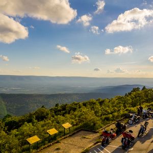See stunning scenery along the Talimena National Scenic Byway on your way to Talimena State Park in Talihina. Photo by Shane Bevel.
