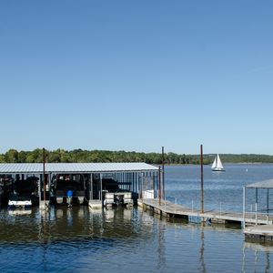 Enjoy year-round fishing with the help of Lake Eufaula State Park's marina, outfitted with an enclosed, heated dock and tackle shop.