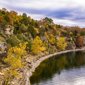 The scenic Tenkiller State Park landscape gets a color boost each autumn.