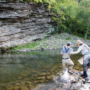 Anglers flock to Beavers Bend State Park for prime fishing in Broken Bow Lake and Mountain Fork River. Photo by Lori Duckworth.
