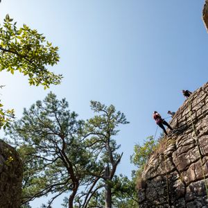 Adventure awaits at Robbers Cave State Park. Photo by Lori Duckworth/Oklahoma Tourism.