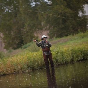 Throw your fishing line at the optimal angle to catch the biggest fish at Spavinaw Area at Grand Lake State Park. Photo by Rebekah Workman.