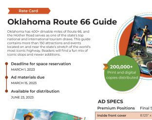 Route 66 Guide Rate Card
