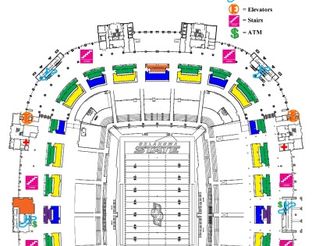 View Stadium Amenities Map