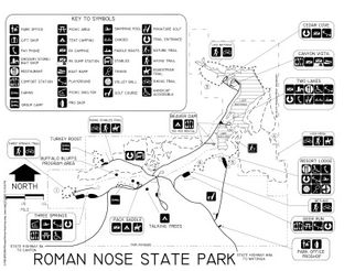 Roman Nose State Park Map