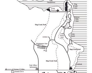 Lake Thunderbird Fishing Map Lake Thunderbird State Park | Travelok.com - Oklahoma's Official Travel &  Tourism Site