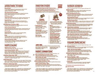 View Outback Steakhouse Menu