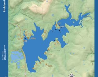 View Holdenville Lake Map