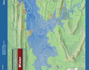 View Lake Wister Map