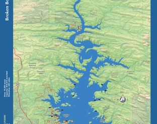 View Broken Bow Lake Map
