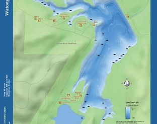 Lake Watonga Map