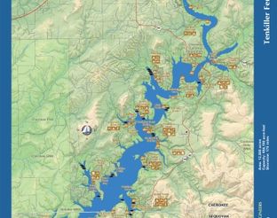 View Lake Tenkiller Map