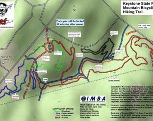 Keystone Hiking Trails Map Keystone Trail | Travelok.com - Oklahoma's Official Travel & Tourism Site