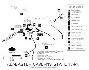 View Alabaster Caverns State Park Map