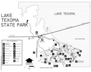View Lake Texoma State Park Map