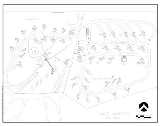 View Map of Lake Murray ATV Campground Area