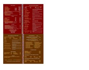 Asian Kitchen Menu
