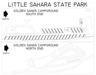 View Golden Sands Campground Map