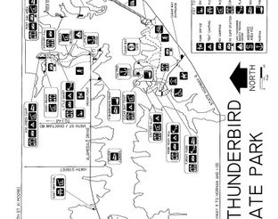 View Lake Thunderbird State Park Map