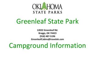 Campground Information Brochure