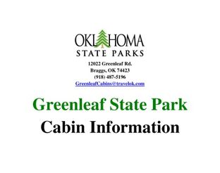 Greenleaf Cabin Brochure - 2018