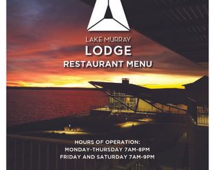 View Lake Murray Lodge Restaurant Menu