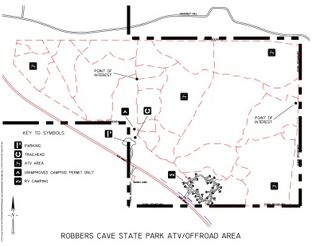 Robbers Cave Trail Map Robbers Cave State Park | Travelok.com - Oklahoma's Official Travel &  Tourism Site