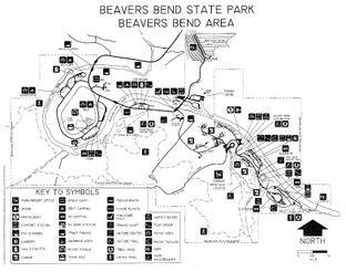 Hochatown and Beavers Bend Map