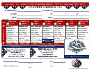 Sponsorship Application Form