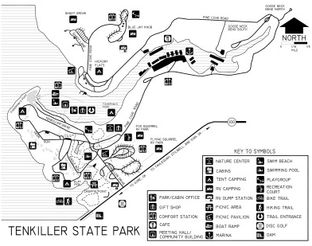 Tenkiller State Park Map