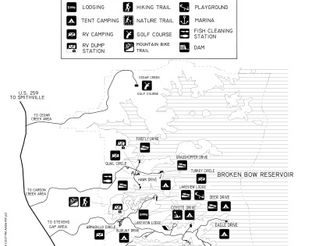 Hochatown Area Map