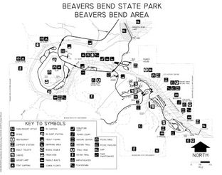 Beavers Bend State Park Map
