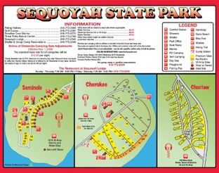 View Sequoyah State Park RV Camping Area Map