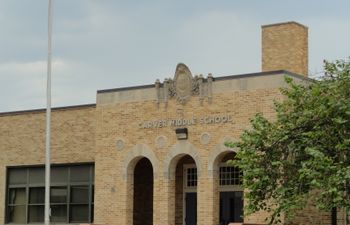 George Washington Carver Middle School located at 624 E. Oklahoma Pl. in Tulsa, Oklahoma