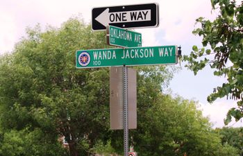 An Oklahoma City street was renamed Wanda Jackson Way in honor of the singer.